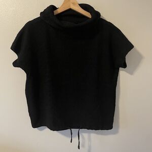 FHOLD NYC Textured Funnel Neck Tshirt Sz M